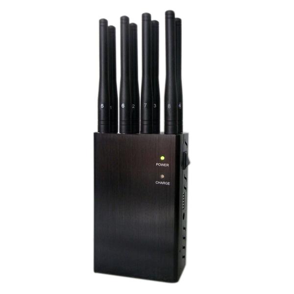 8 Antennas Portable 2G.3G.4G. WIFI. GPSL1 Cell Phone Signal Jammer