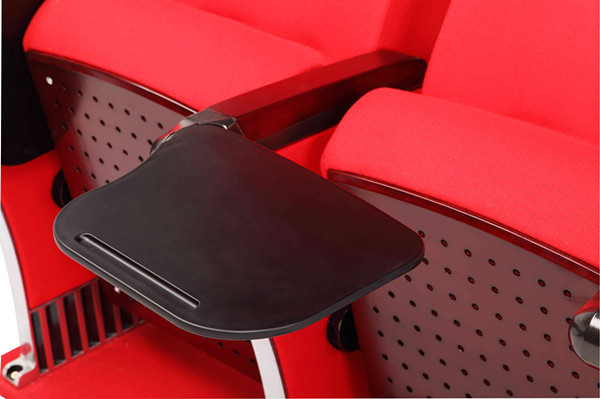 Die-Casting Aluminum Alloy Foot Theatre Seating With ABS Table