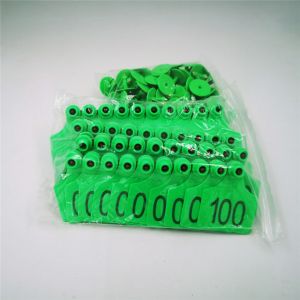 Barcode Cow Number Tags 100mm Cow Tag Numbering System