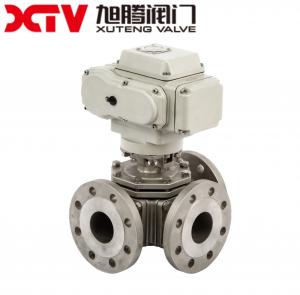 Quality Normal Temperature T Type High Platform Square Three-Way Ball Valve for 30-Day Return for sale