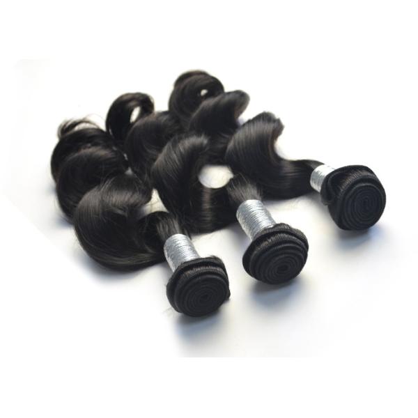 Soft Brazilian And Peruvian Virgin Hair / Peruvian Weave 10 Inch