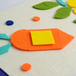Animal and Vehicle Soft Felt Fabric Puzzle Kids Educational Toys