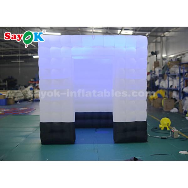 Portable Photo Booth Black Bottom Anti - Dirty Inflatable Photo Booth One Door