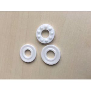 White Miniature Ceramic Bearings For Food Processing Industries Machines