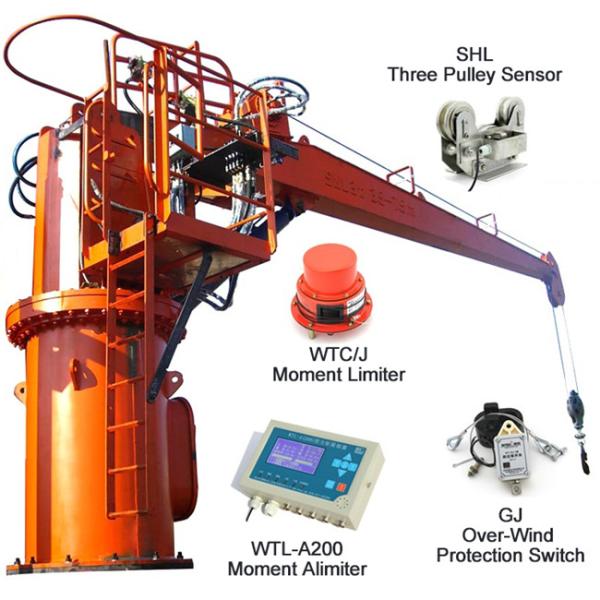 Box Type 40T Offshore Cargo Marine Ship Deck Cranes 10m/Min