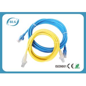 Quality Copper Rj45 Cat5e Ethernet Cable , Ethernet Patch Cable Customized Length for sale