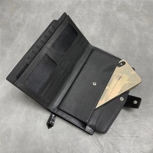 Authentic Crocodile Skin Businessmen Large Bifold Wallet Clutch Purse Exotic