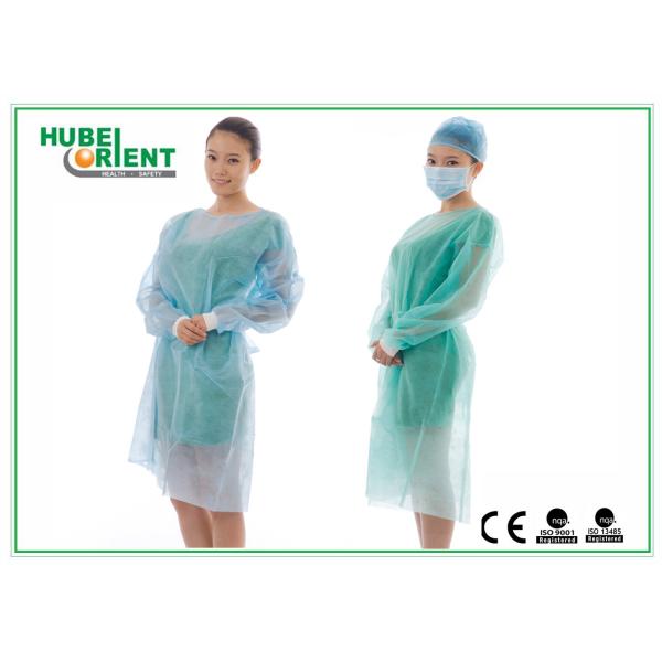 Buy OEM Antibacterial Disposable Medical PP PE Isolation Gown at wholesale prices