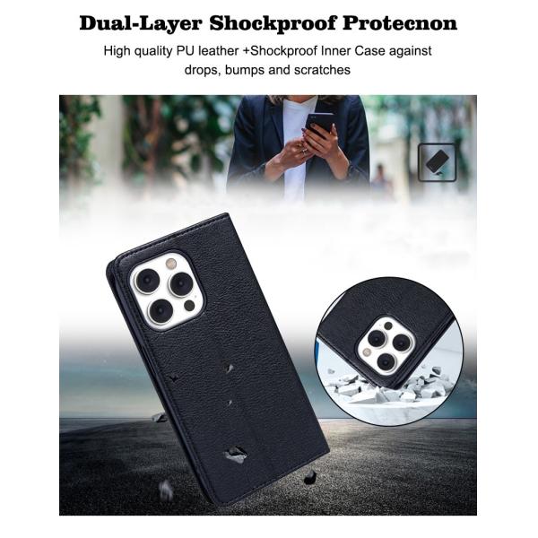 Custom Pu Leather Phone Wallet Stand For IPhone Cover Card Holder