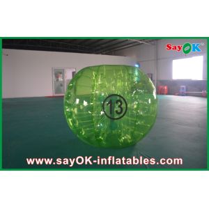 Inflatable Backyard Games Adults 1.5m Clear Bubble Ball Soccer TPU Eco - Friendly For Rental