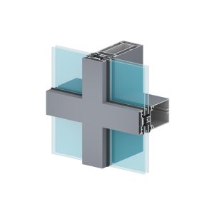 Lightweight Aluminium Curtain Walling Heat Insulation Good Wear Resistance