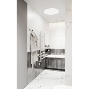Customized Modern White Bathroom Vanity with Storage Cabinet