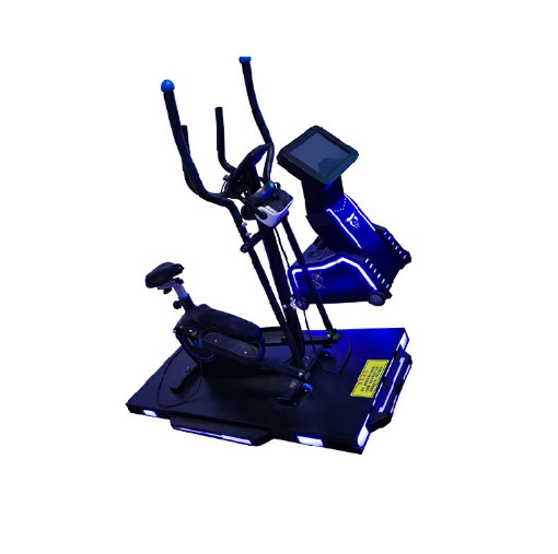 Acrylic Virtual Reality Machine Knight Black Bike Riding with 9d vr glasses