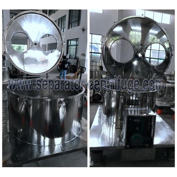 Model PPTD Stainless Steel Hemp Essential Oil Extraction Centrifuge Washing With Alcohol