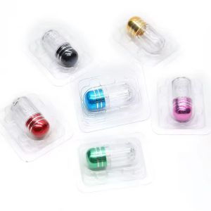 Capacity 500mg Customized Mini Single Empty Pill Capsules With Clear