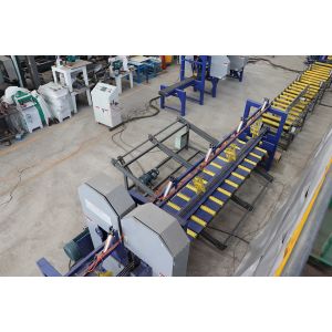 Twin Vertical Bandsaw Wood Cutting Saws Band Sawmill/ Log twin bandsaw