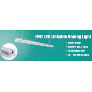 2017 New 2F 20W led linear suspension lighting fixture linkable led light with