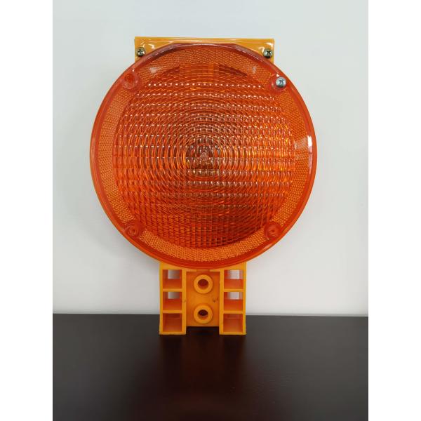 Traffic Orange Blinking Led Warning Barricade Light Construction Site Battery