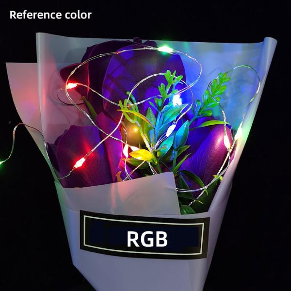 5m Multi Color Silver Copper Wire Led String Lights For Christmas Wedding Party