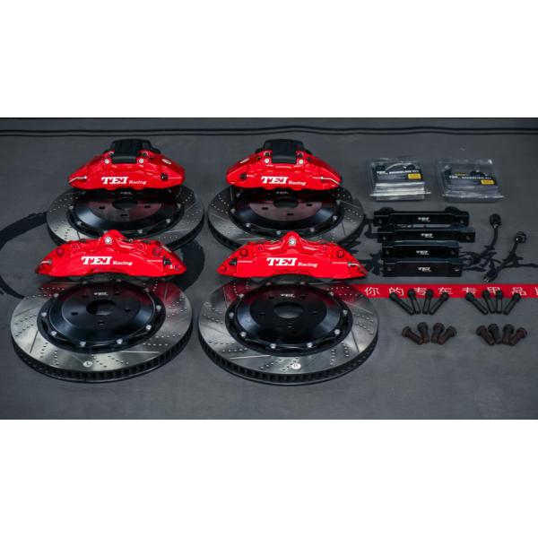 Toyota Sienna Big Brake Kit 6 Piston Caliper For Front And Integrated Electronic Parking Brake 4 Piston For Rear