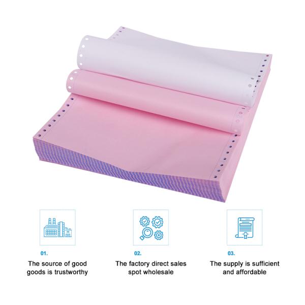 600mmx900mm 100gsm OEM Pre Printed Carbonless Copy Paper