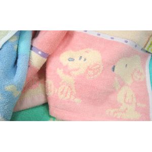 Premium Cartoon Personalized Face Wash Towel Anti Static 280 - 550GSM