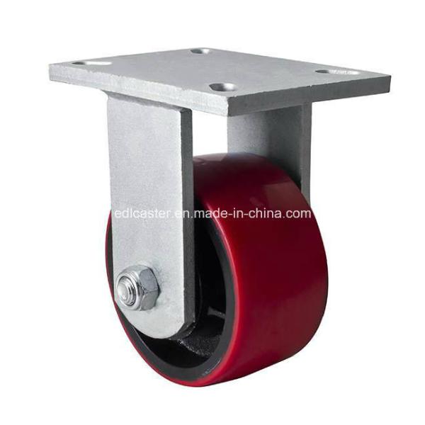 Buy Zinc Plated 6" 1300kg Rigid TPU Caster 9306-86t Customization at wholesale prices