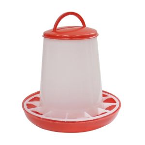 Circular PE 12kg Goose Poultry Feeder Drinker