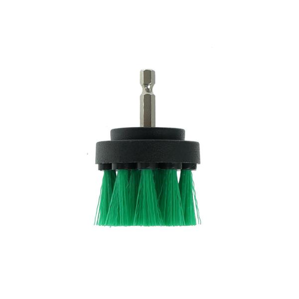 Long Green Bristle 2 Inch Diameter Medium Stiffness Powered Cleaning For