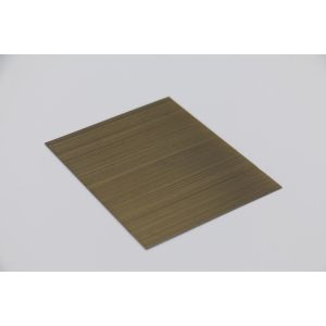 304 316 Brushed Bronze Antique Stainless Steel Sheet Wall Decoration 2mm