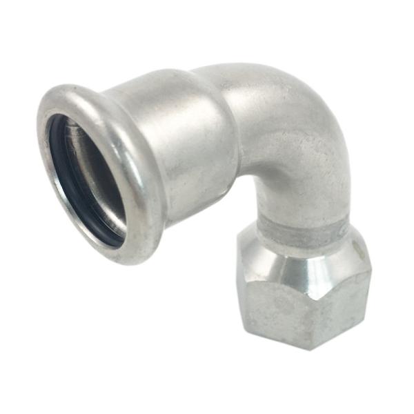 Buy 90 Degree 304 316L BSPT Female Threaded Elbow at wholesale prices