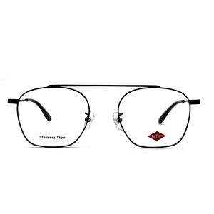 FM7113 Womens Round Stainless Steel Optical Frames with 145mm Temple Length