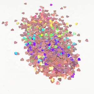 Valentine's Day Red Hearts Glitter Confetti for Wedding Decor and Other Holiday