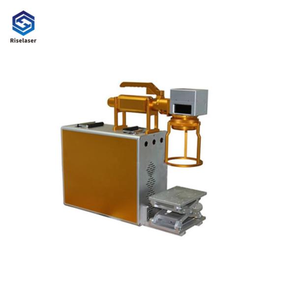 Buy Aluminum Fiber Laser Marking Machine 20 Watt 1064nm Wavelength Air Cooling System at wholesale prices