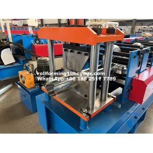 PLC And Converter Controlled Gutter Roll Forming Machine for Online Support