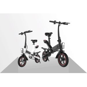 350W Selectric Folding Bike Lightweight High Carbon Steel Long - Distance