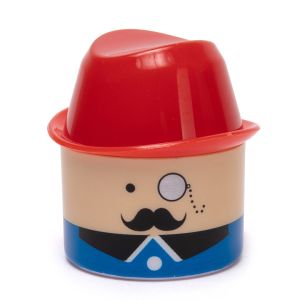 Child Safe Beard Man Cartoon Pencil Sharpener Anti Swallow