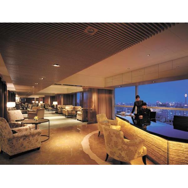 MDF Hotel Lobby Furniture Walnut Wood Coffee Table And Sofa Sets