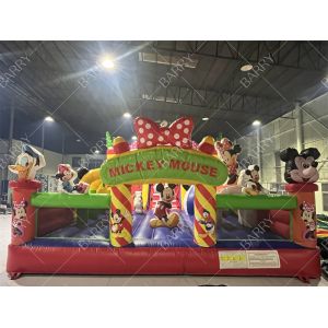 Commercial Inflatable Bouncer Castle,Mickey Mouse Bounce Club House,Cheap