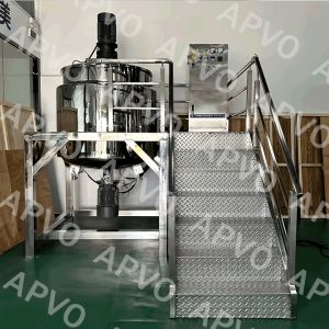 1000L SUS304 Liquid Blending Machine 65RPM Shampoo Homogenizing Machine