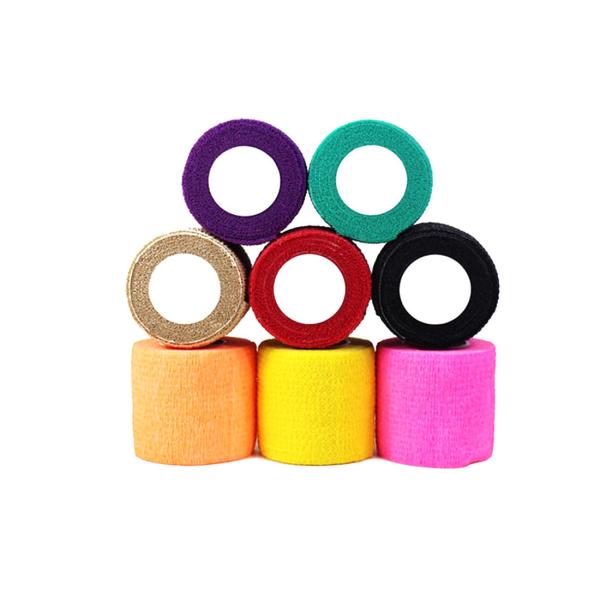 Buy Gauze Tattoo Self Adhesive Cohesive Disposable Tattoo Grips Cover at wholesale prices