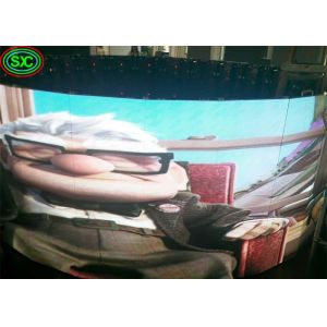 Quality MBI5124 IC P3.91 Indoor Rental Curved LED Display Screen, Mobile Full Color Screen led full color screen for sale