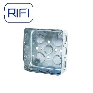 Metal Electrical Junction Box And Cover For Switch Box 1 1/2" Or 1 7/8" Or 2 1/8