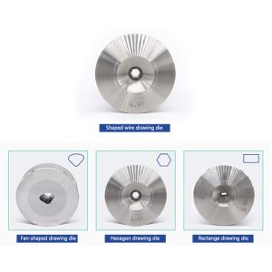 Tungsten Carbide Wire Drawing Die Nibs With Steel Case