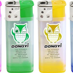 Quality Custom Print Carton Windproof Electric Cigarette Lighter Refillable and Customizable for sale