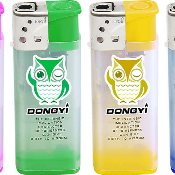 Custom Print Carton Windproof Electric Cigarette Lighter Refillable and