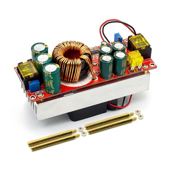 1800W 40A DC-DC Constant Voltage Constant Current Boost Converter Boosts 10-60V by Fan for 12-90V