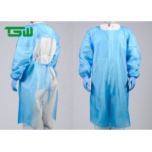 Hospital Disposable Apron CPE Gown With Thumb Hook