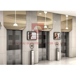 1.75m/S Machine Room Less Elevator Lift High Speed Elevator For Hotels