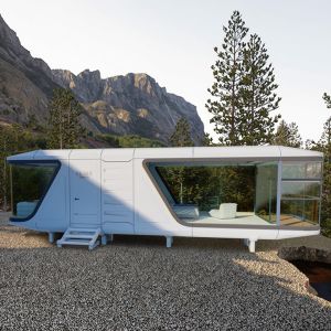 Prefabricated Galvanized Steel Frame Mobile Capsule House Space Capsule